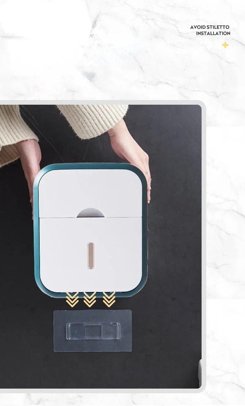 Caixa Para Papel Higiênico - Com Suporte Para Celular - Nidus