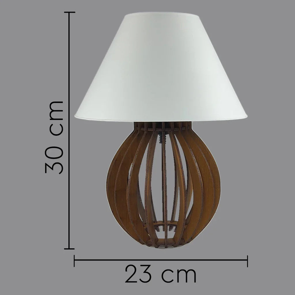 Kit 2 Abajures La Finesse com Cúpula – Elegância e Sofisticação para Sua Decoração - Nidus