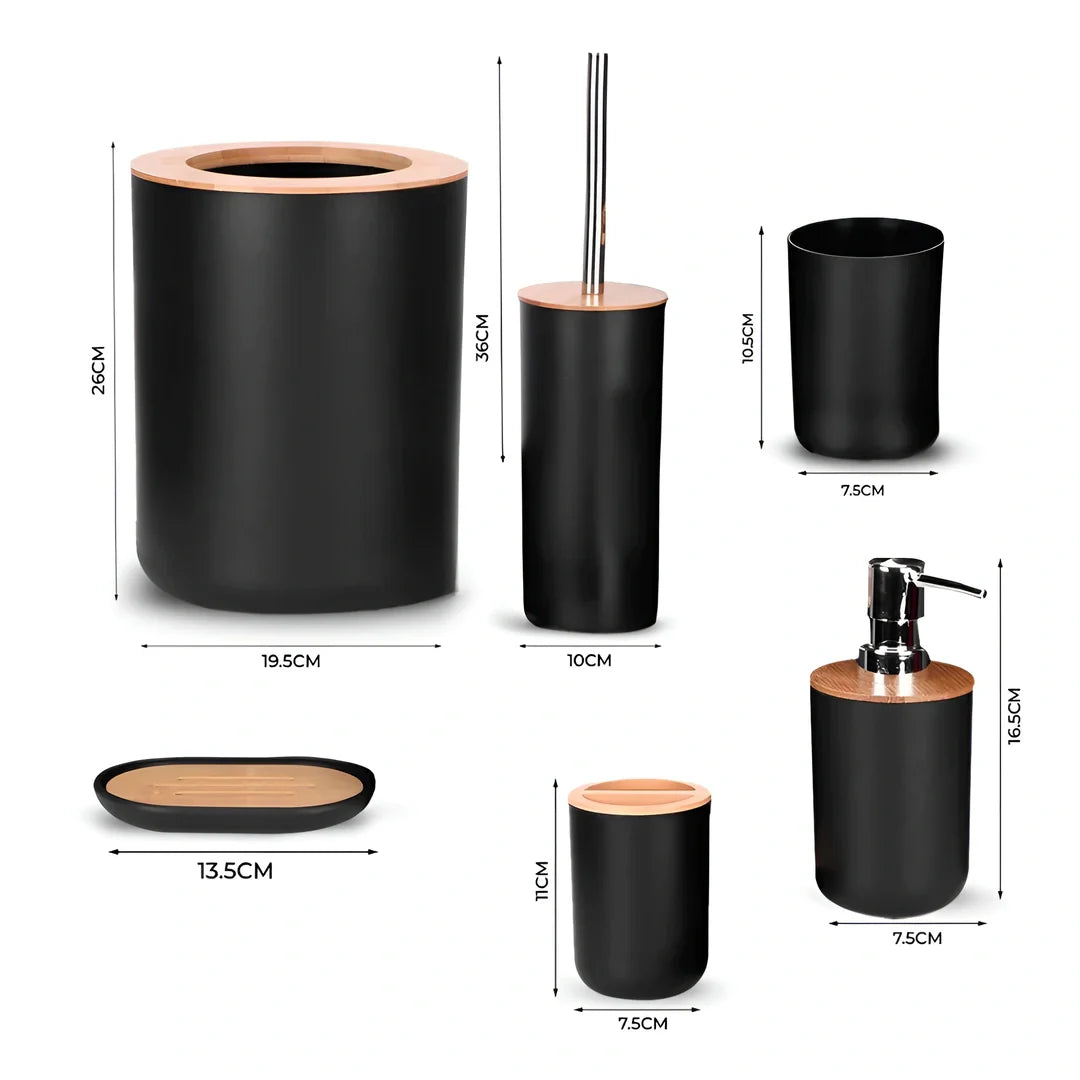 Kit Banheiro Conjunto 6 Peças Completo - Nidus