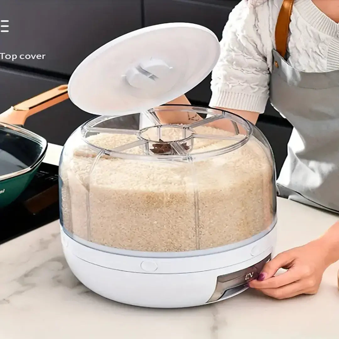 Dispenser de Cereais Giratório com 6 Divisórias - Nidus