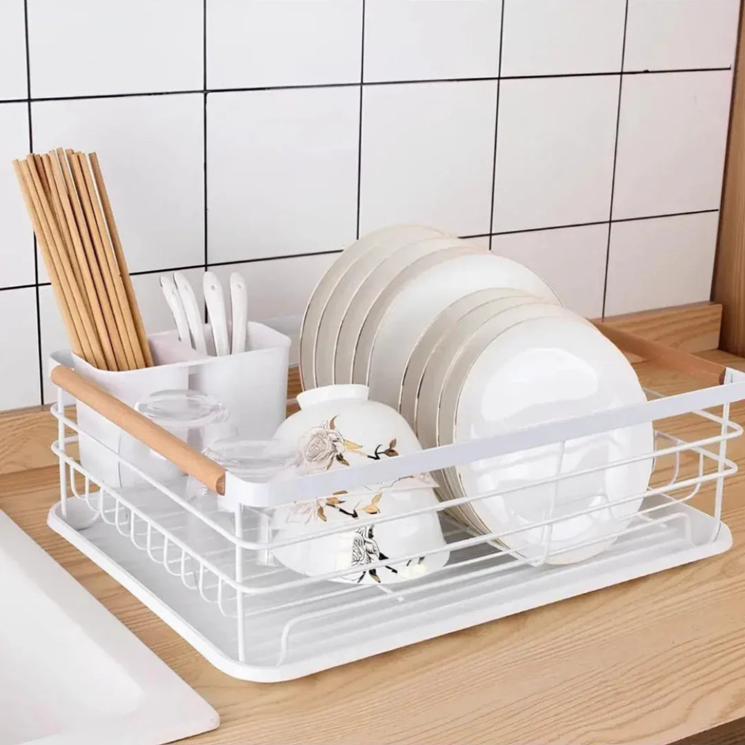 Rack Escorredor de Louças em Aço Inoxidável | Organizador Moderno e Durável - Nidus