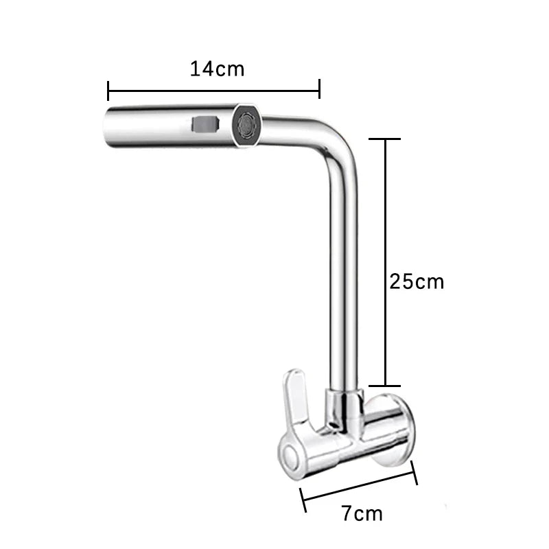 Torneira De Cozinha Cascata 360° Com 3 Funções - Nidus