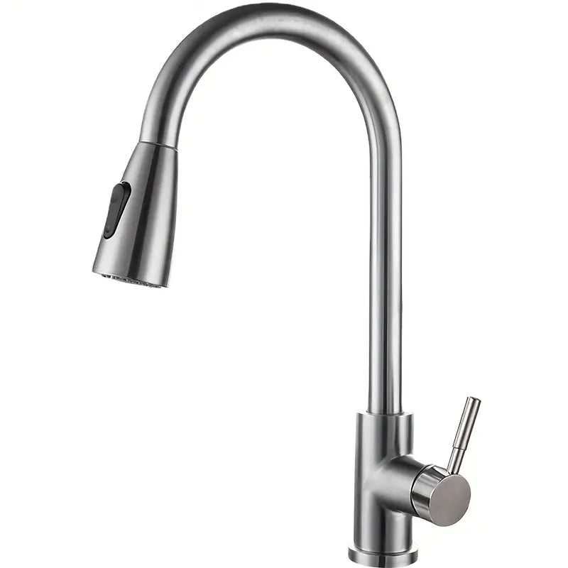 Torneira Gourmet Pia Cozinha Com Extensor Flexível Misturador Monocomando Spray Arejador Articulado Inox