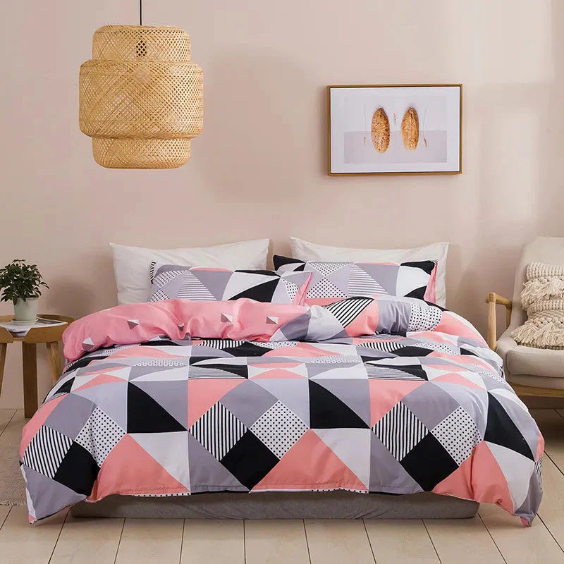 Conjunto De Cama Com Estampa Geométrica - Nidus House