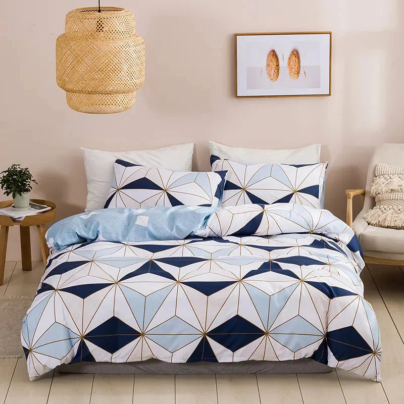 Conjunto De Cama Com Estampa Geométrica - Nidus House