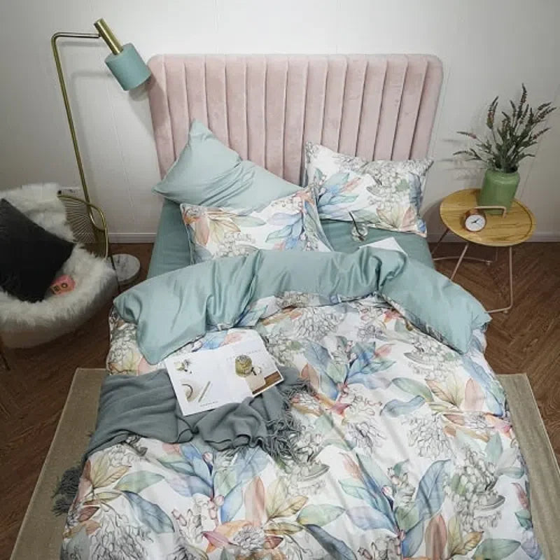 Conjunto de Roupas de Cama Algodão Egípcio Luxury Confort 4 Peças - Nidus