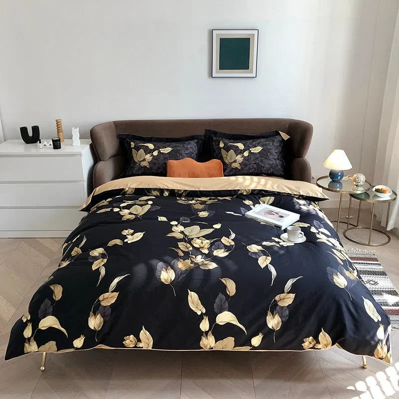 Conjunto de Roupas de Cama Algodão Egípcio Luxury Confort 4 Peças - Nidus