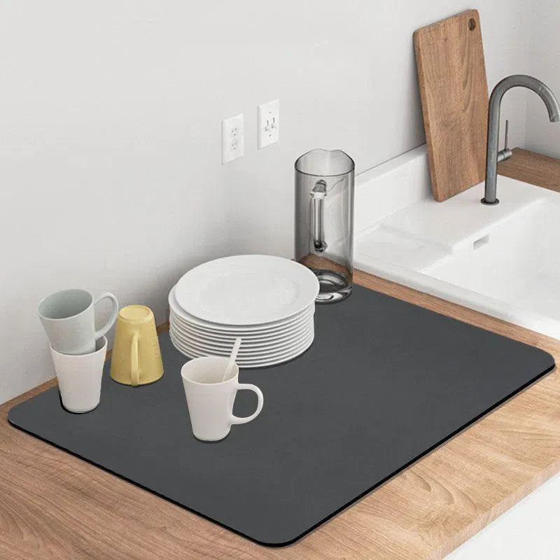 Tapete Escorredor de Louça Ultra Absorvente Nidus House — Antiderrapante e Lavável