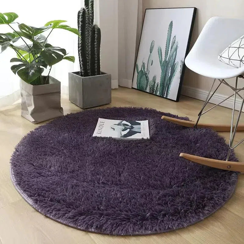 Tapete Felpudo Antiderrapante Fluffy Nidus House — Ultra Macio, Lavável e Seguro