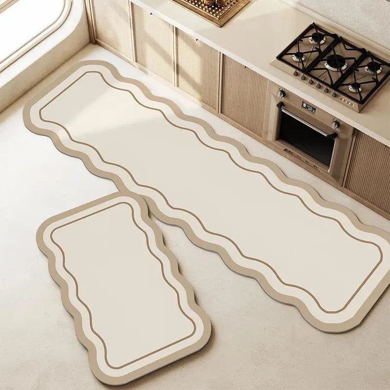 Tapete Minimalista para Cozinha Nidus House — Impermeável, Antiderrapante e Lavável