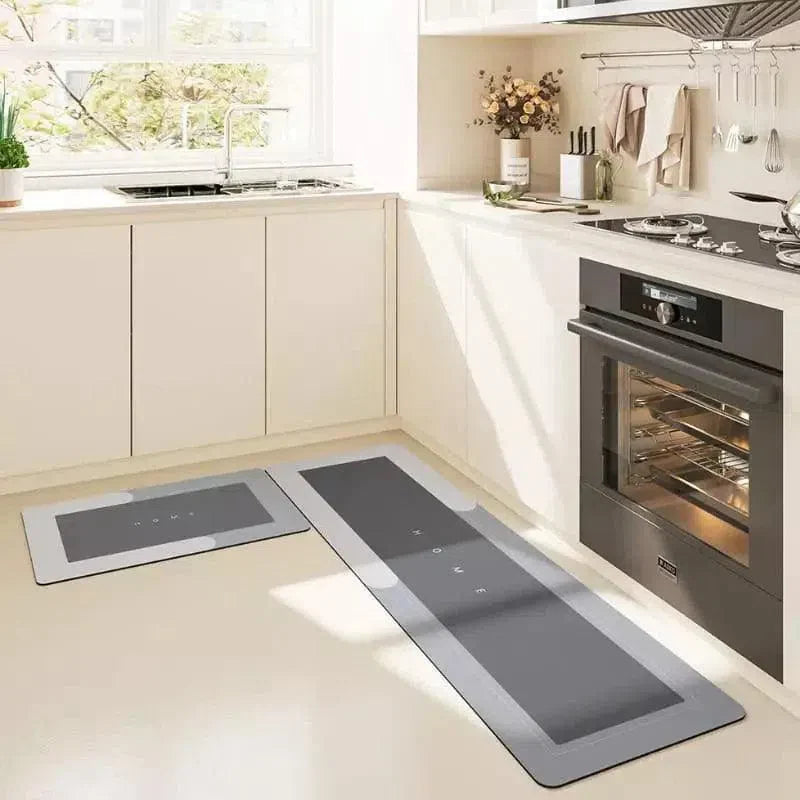 Tapete para Cozinha Antiderrapante Absorvente Nidus House — Microfibra Premium, Lavável