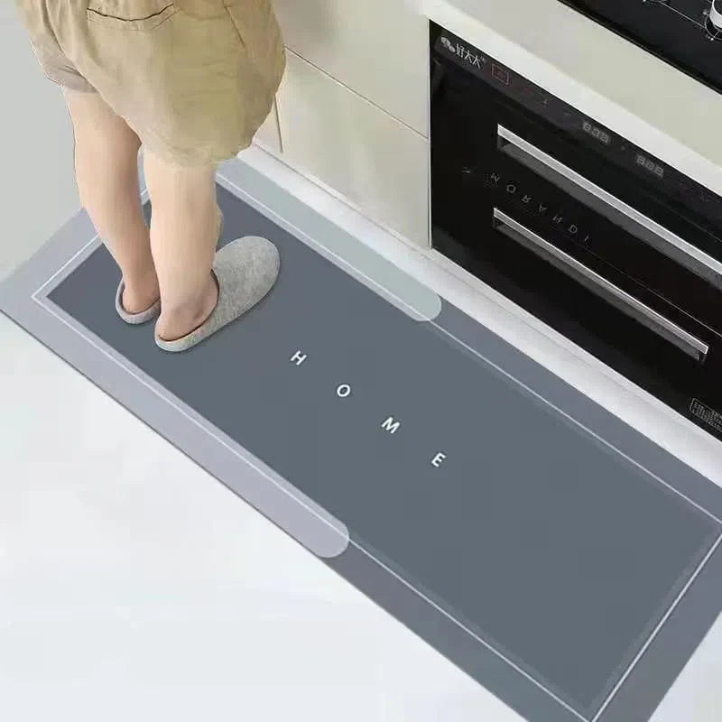Tapete para Cozinha Antiderrapante Absorvente Nidus House — Microfibra Premium, Lavável