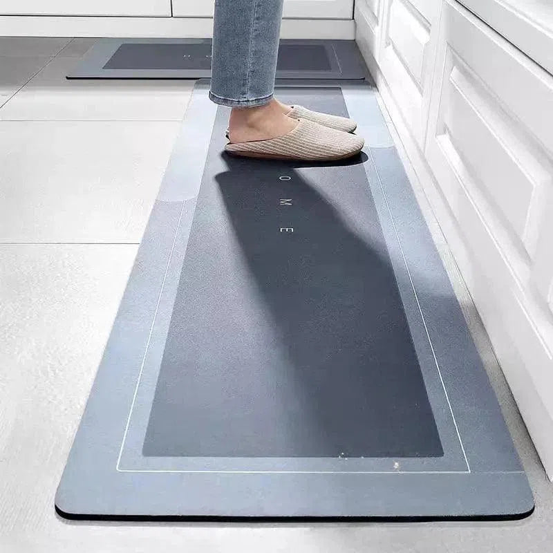 Tapete para Cozinha Antiderrapante Absorvente Nidus House — Microfibra Premium, Lavável