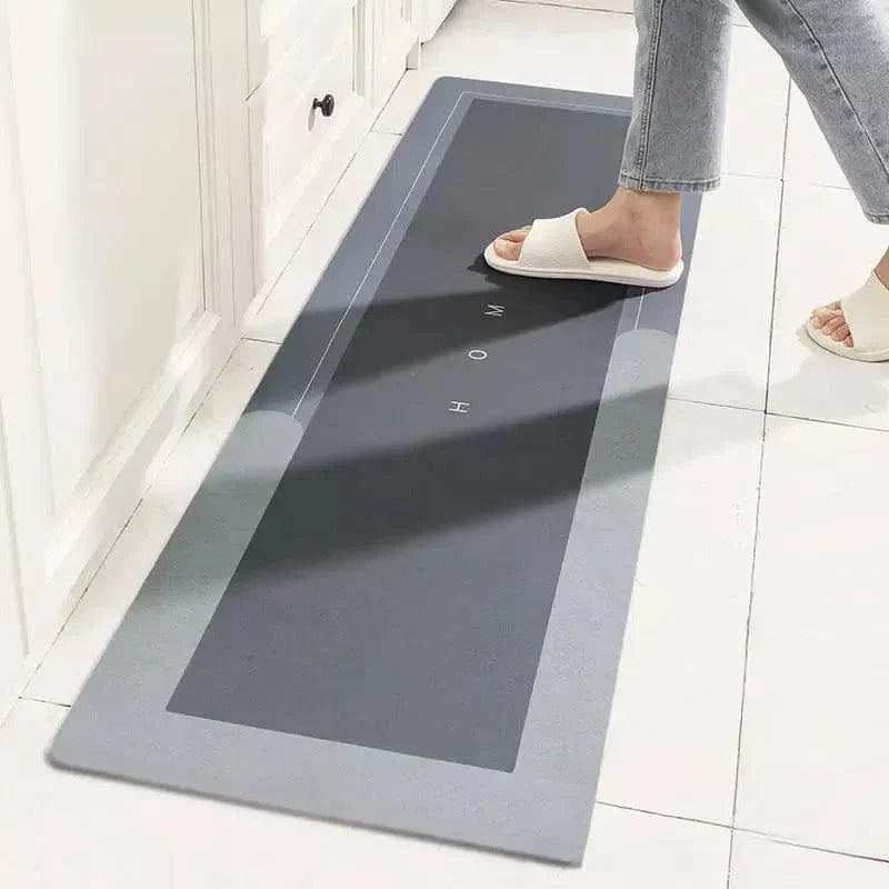 Tapete para Cozinha Antiderrapante Absorvente Nidus House — Microfibra Premium, Lavável