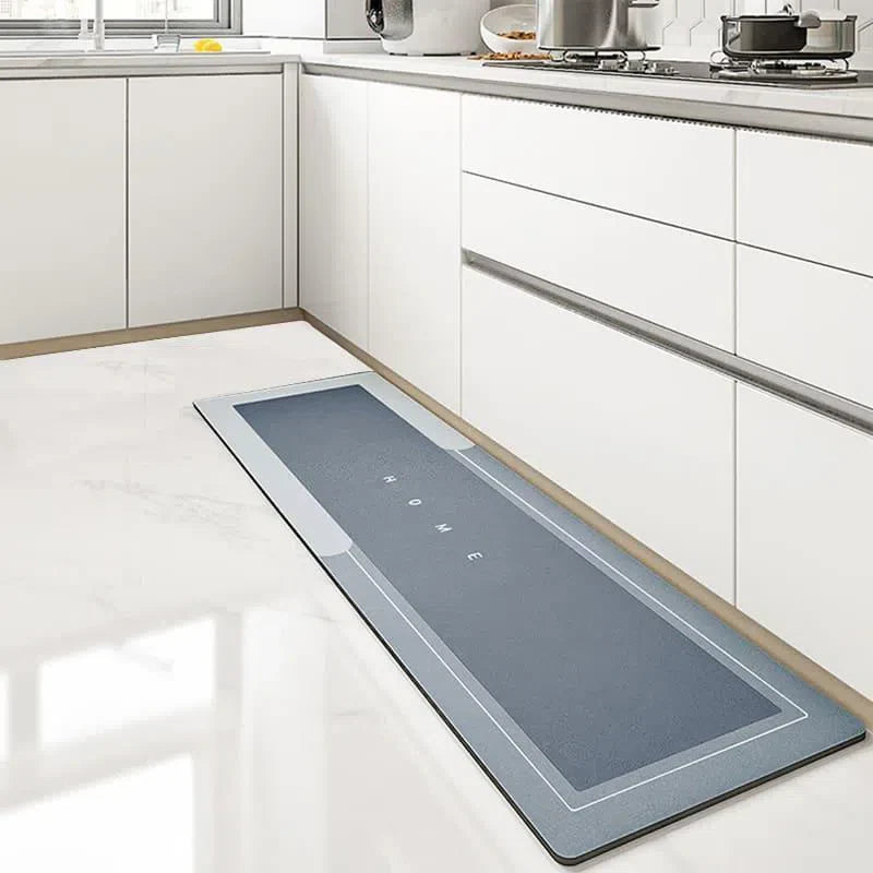 Tapete para Cozinha Antiderrapante Absorvente Nidus House — Microfibra Premium, Lavável