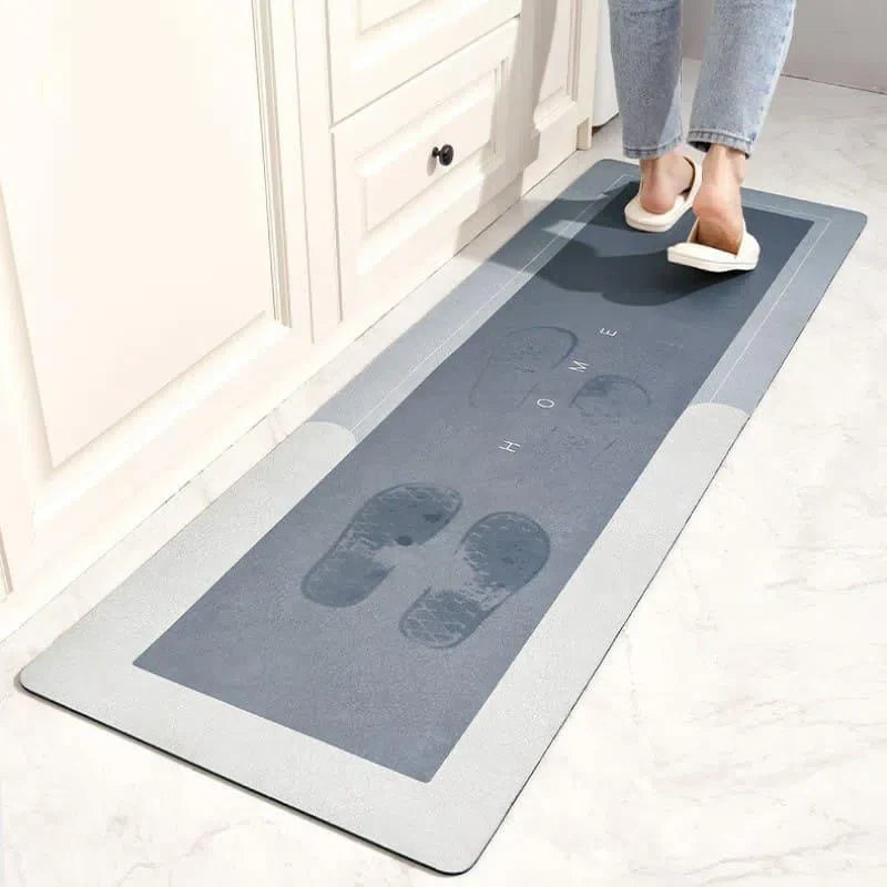 Tapete para Cozinha Antiderrapante Absorvente Nidus House — Microfibra Premium, Lavável