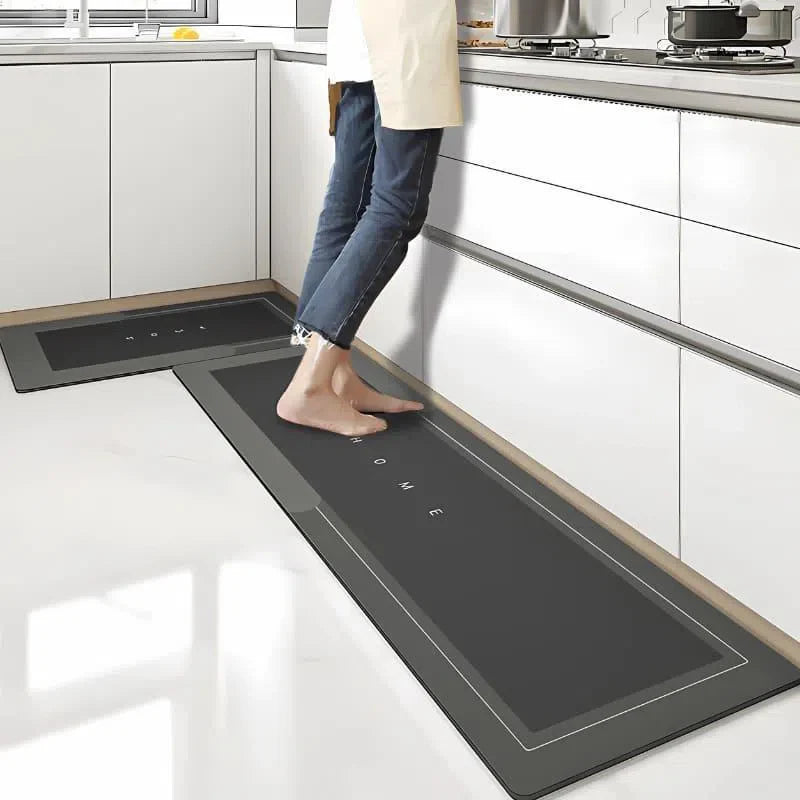 Tapete para Cozinha Antiderrapante Absorvente Nidus House — Microfibra Premium, Lavável