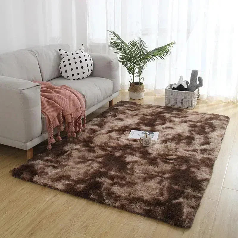 Tapete Felpudo Tie-Dye Nidus House — Macio, Antiderrapante e Lavável