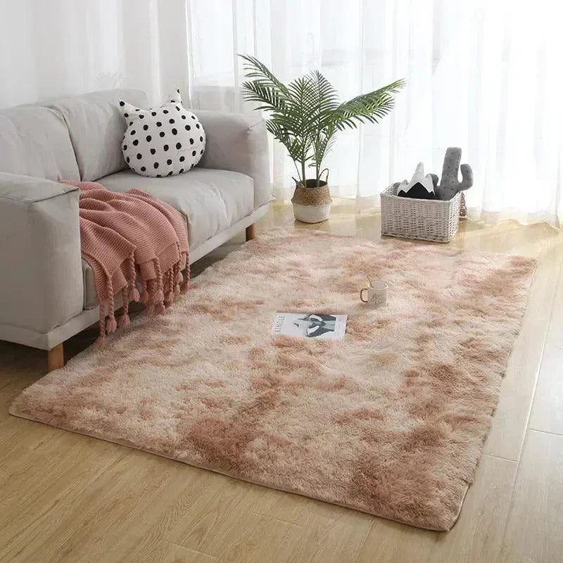 Tapete Felpudo Tie-Dye Nidus House — Macio, Antiderrapante e Lavável