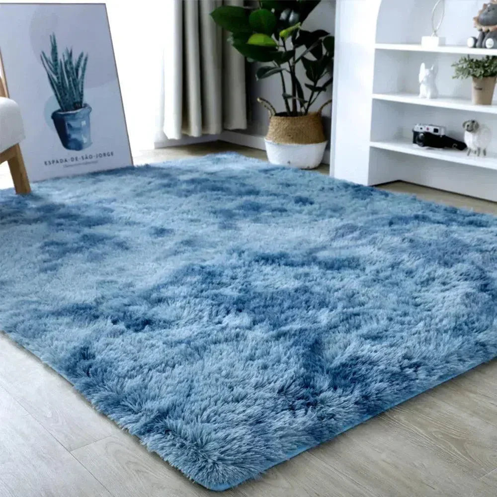 Tapete Felpudo Tie-Dye Nidus House — Macio, Antiderrapante e Lavável