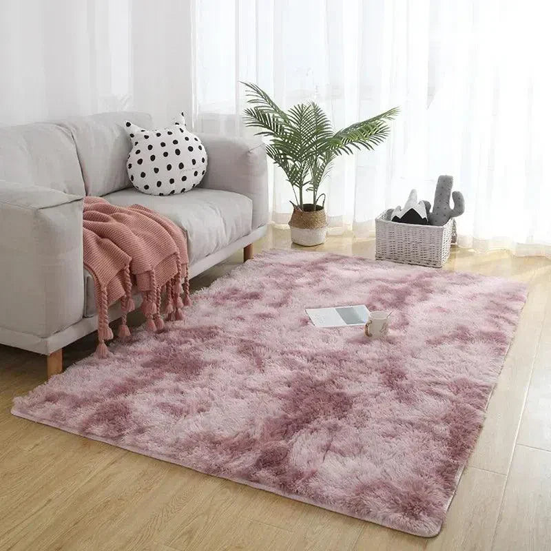 Tapete Felpudo Tie-Dye Nidus House — Macio, Antiderrapante e Lavável