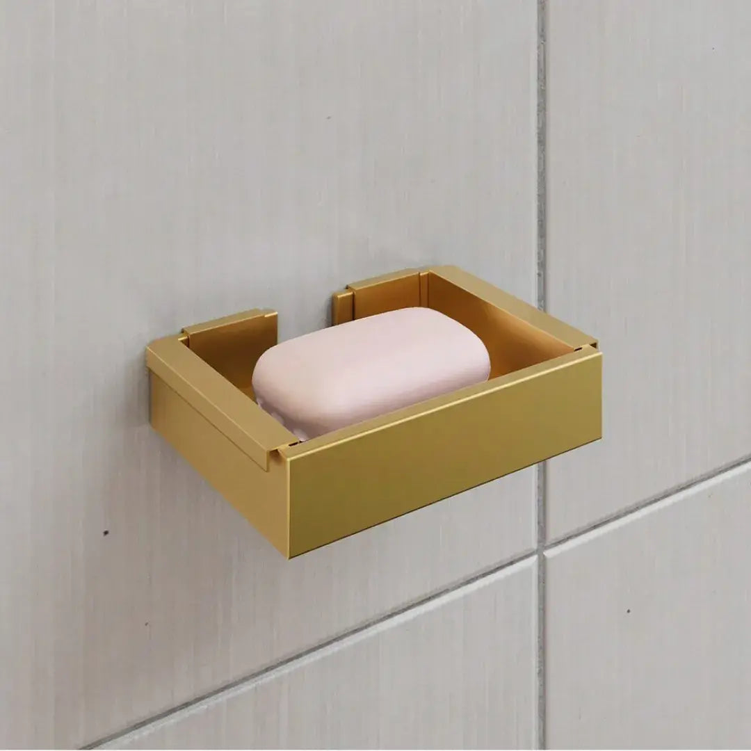 Kit De Acessórios Para Banheiro Dourado 6 Peças - Nidus
