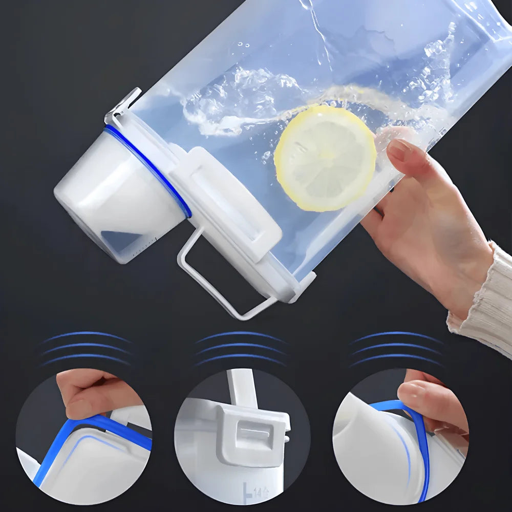 Pote Hermético 2L Com Medidor Organizador De Alimentos Mantimentos - Nidus
