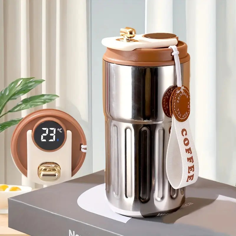 Copo Térmico Digital Com Sensor de Temperatura 420ml - Nidus