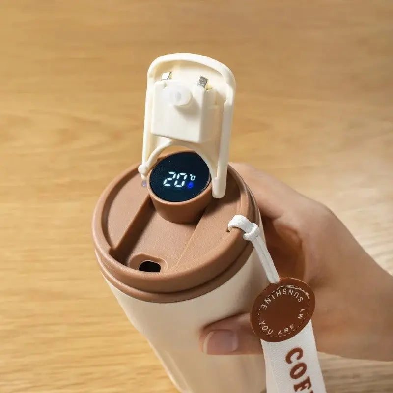 Copo Térmico Digital Com Sensor de Temperatura 420ml - Nidus