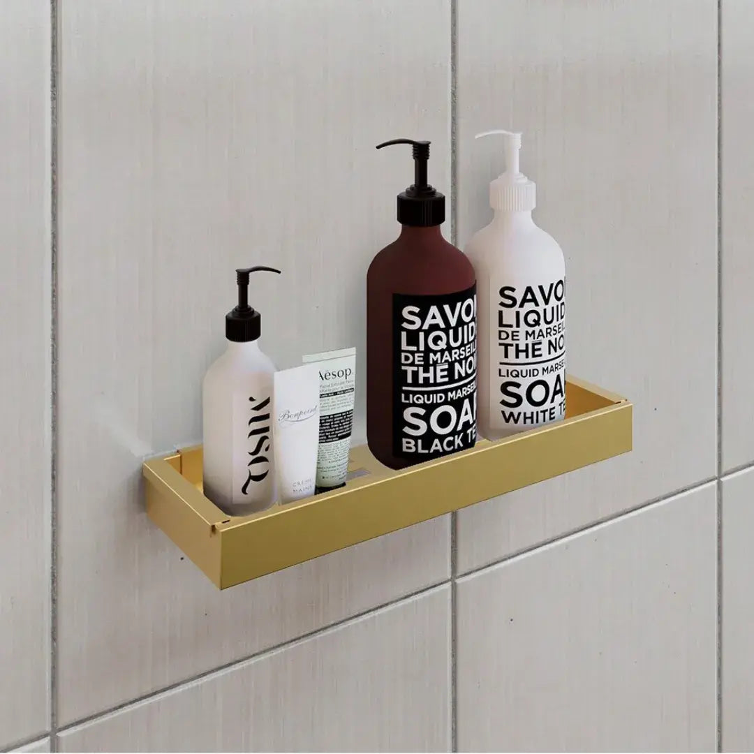 Kit De Acessórios Para Banheiro Dourado 6 Peças - Nidus