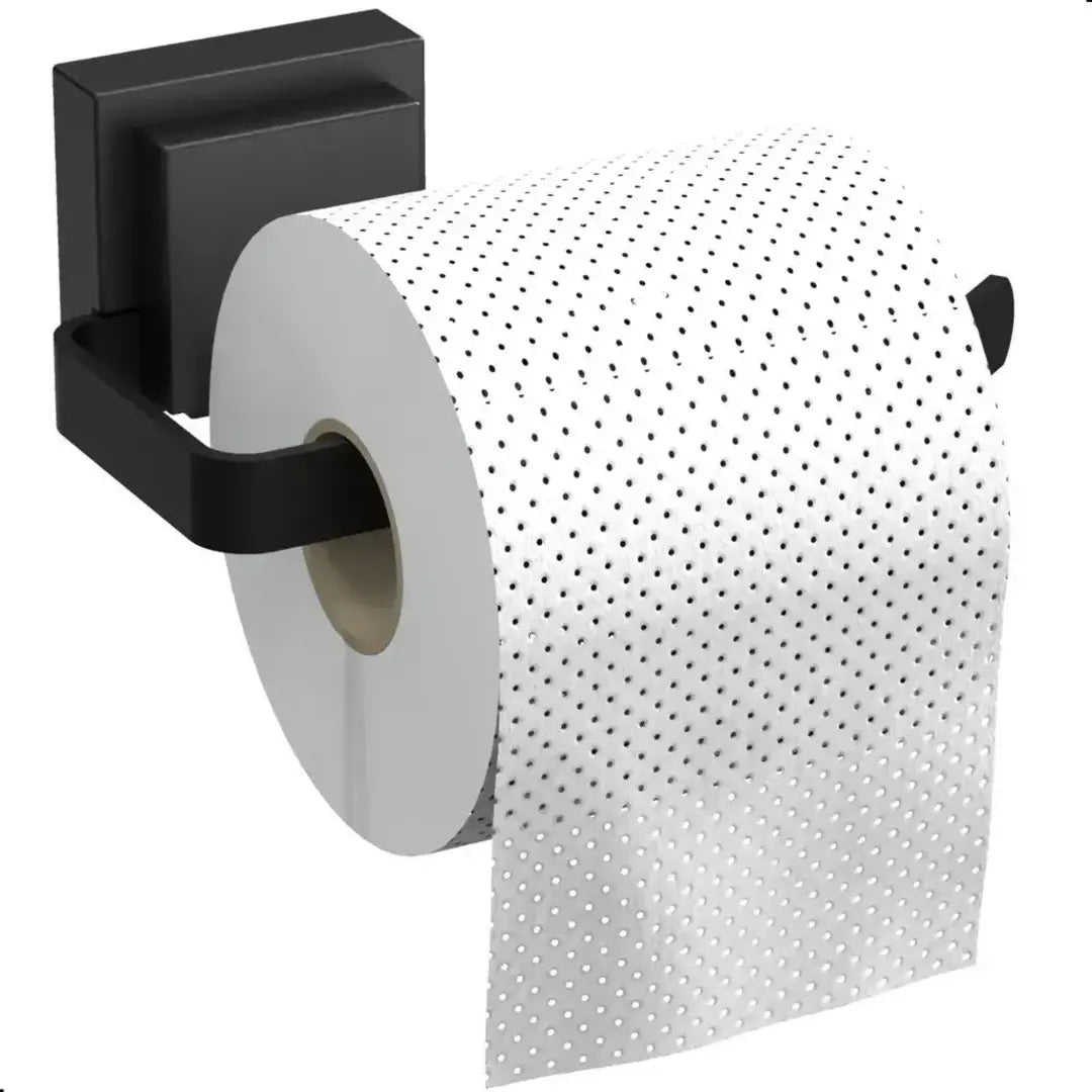 Kit Acessórios Para Banheiro Com Ventosa Preto 4 Peças - Nidus