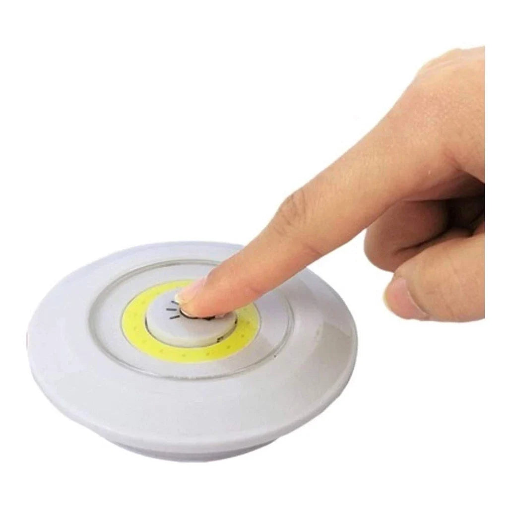 Kit 3 Lâmpadas LED Spot Sem Fio com Controle Remoto - Nidus