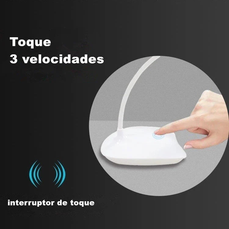 Luminária De Mesa Recarregável Flexível Sem Fio - Nidus