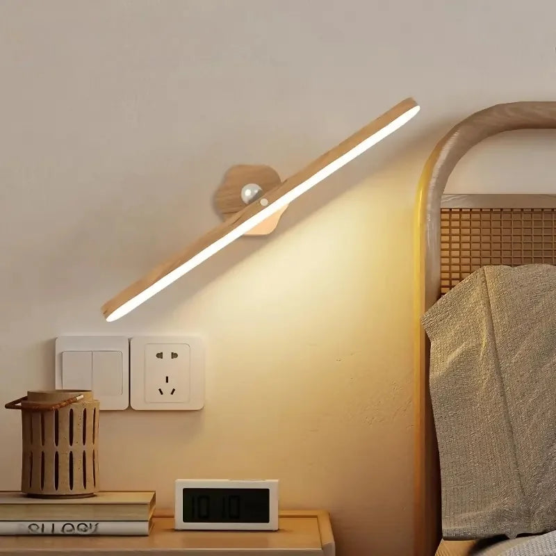 Luminária de Cabeceira Portátil USB Recarregável com Base Magnética - Nidus