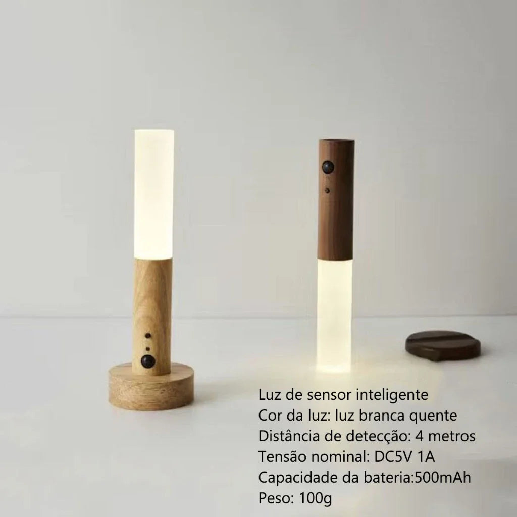 Luminária Magnética de Parede com Sensor Inteligente - Nidus