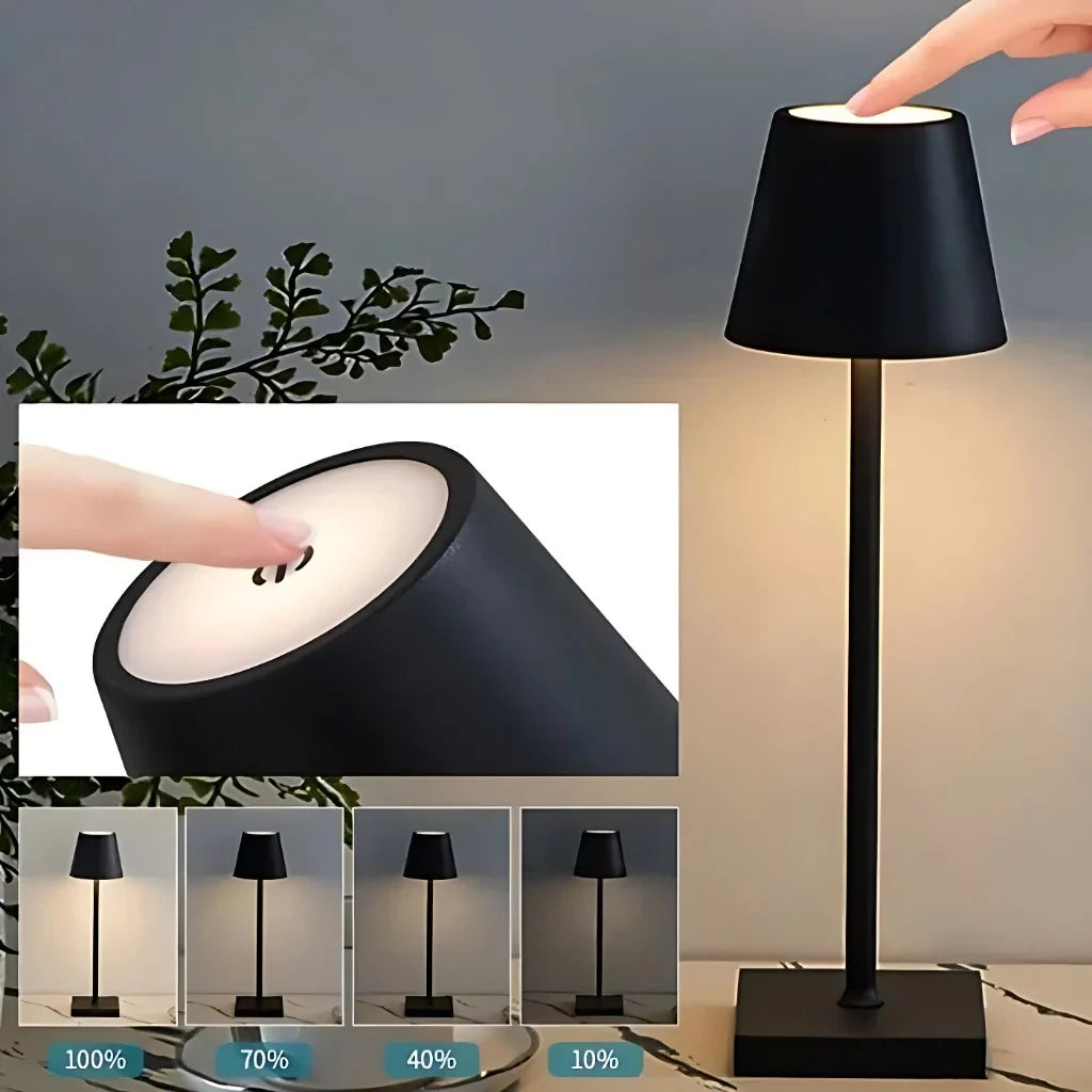 Luminária De Mesa Led Sem Fio Recarregável - Nidus