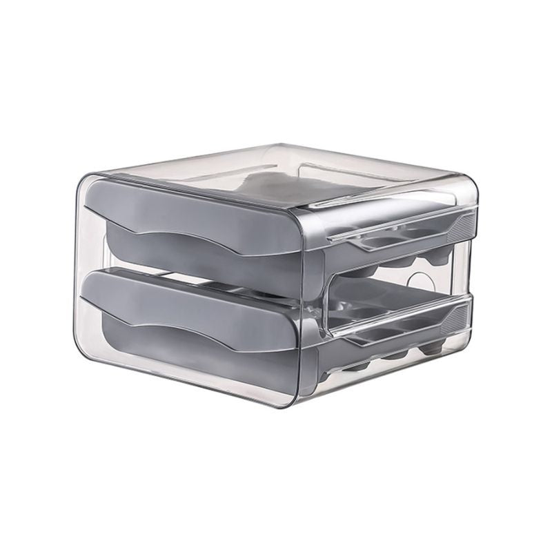 Organizador de Geladeira com Gaveta Dupla para Ovos - Nidus