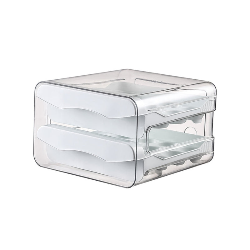 Organizador de Geladeira com Gaveta Dupla para Ovos - Nidus