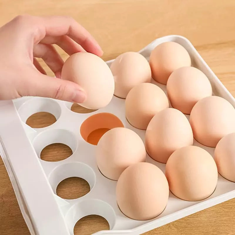 Organizador de Geladeira com Gaveta Dupla para Ovos - Nidus