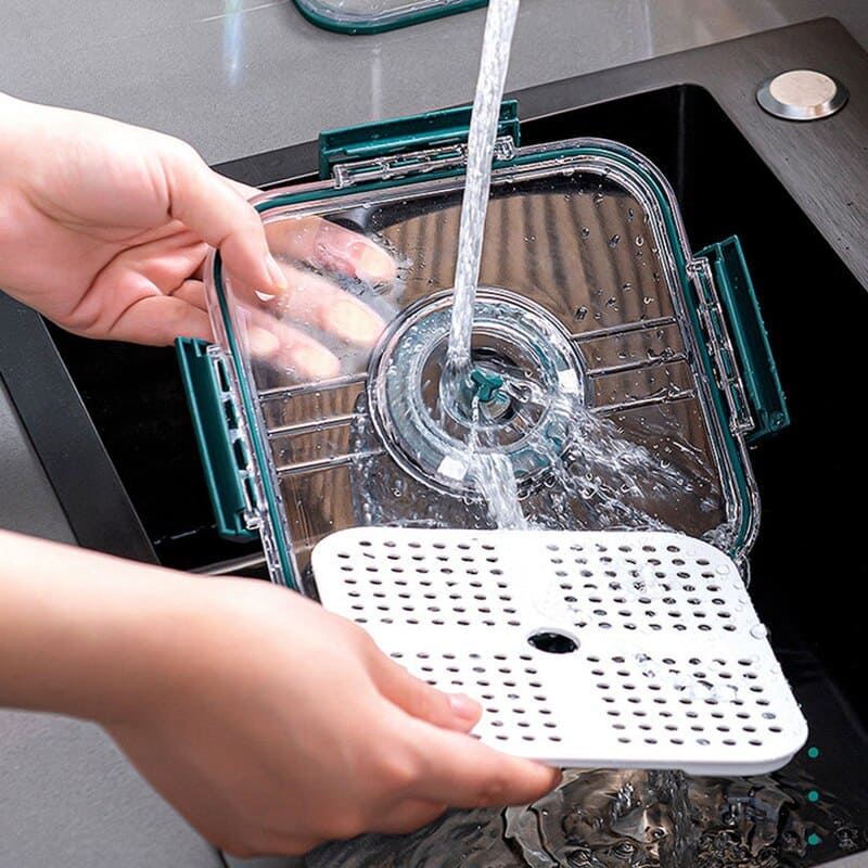 Organizador de Geladeira Premium com Tampa e Marcador de Data - Nidus