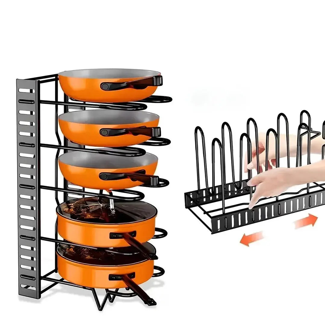 Organizador Rack para Panelas com 8 Camadas - Nidus