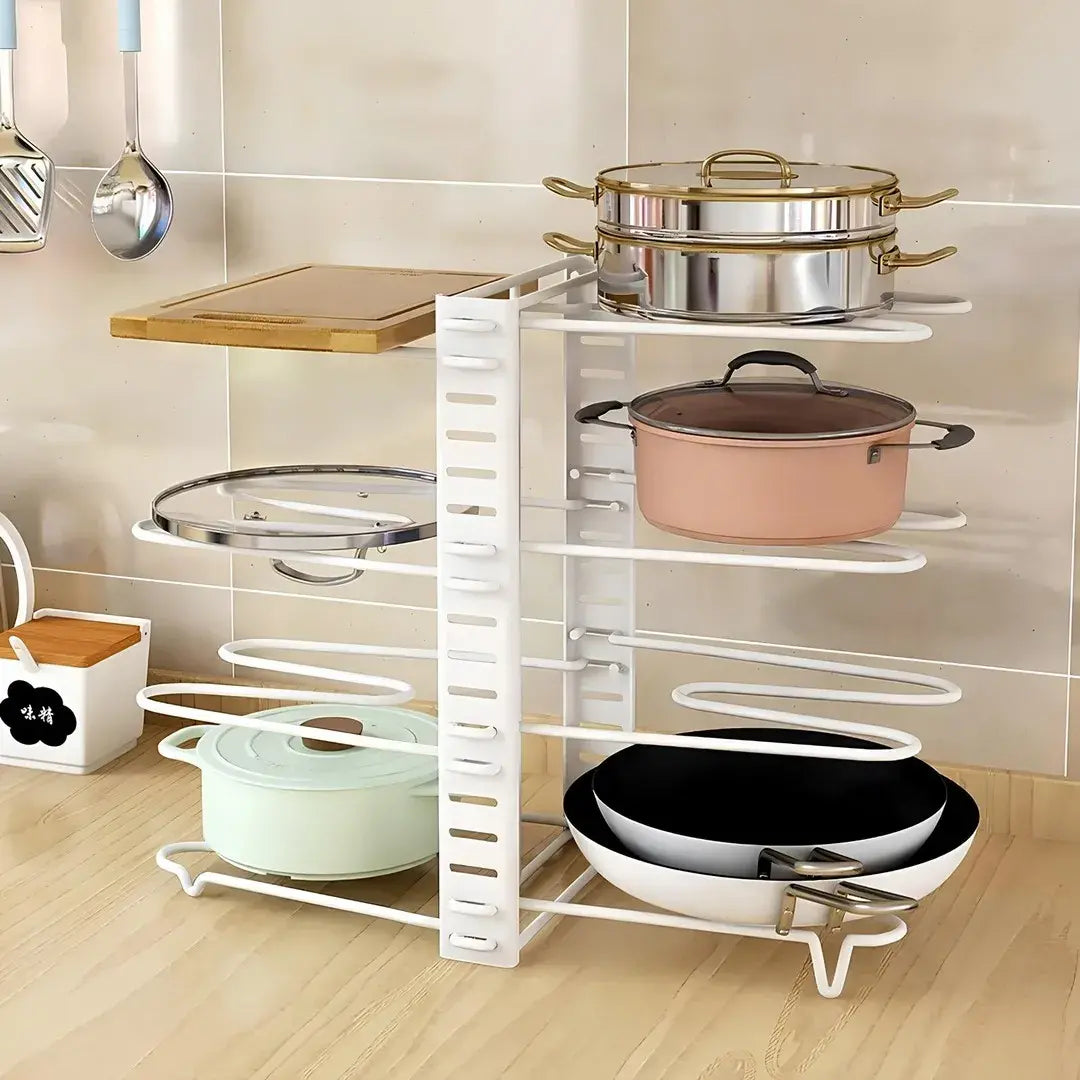 Organizador Rack para Panelas com 8 Camadas - Nidus
