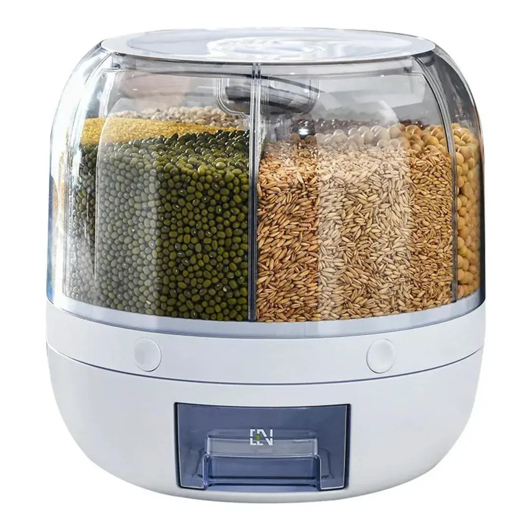 Dispenser de Cereais Giratório com 6 Divisórias - Nidus