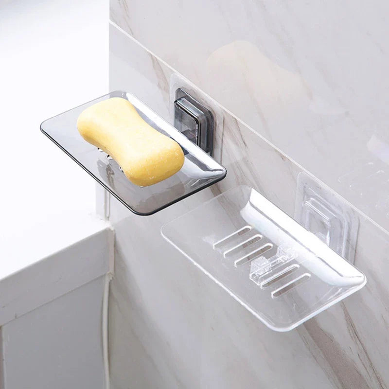 Suporte Porta Sabonete Vazado Transparente Parede Banheiro - Nidus