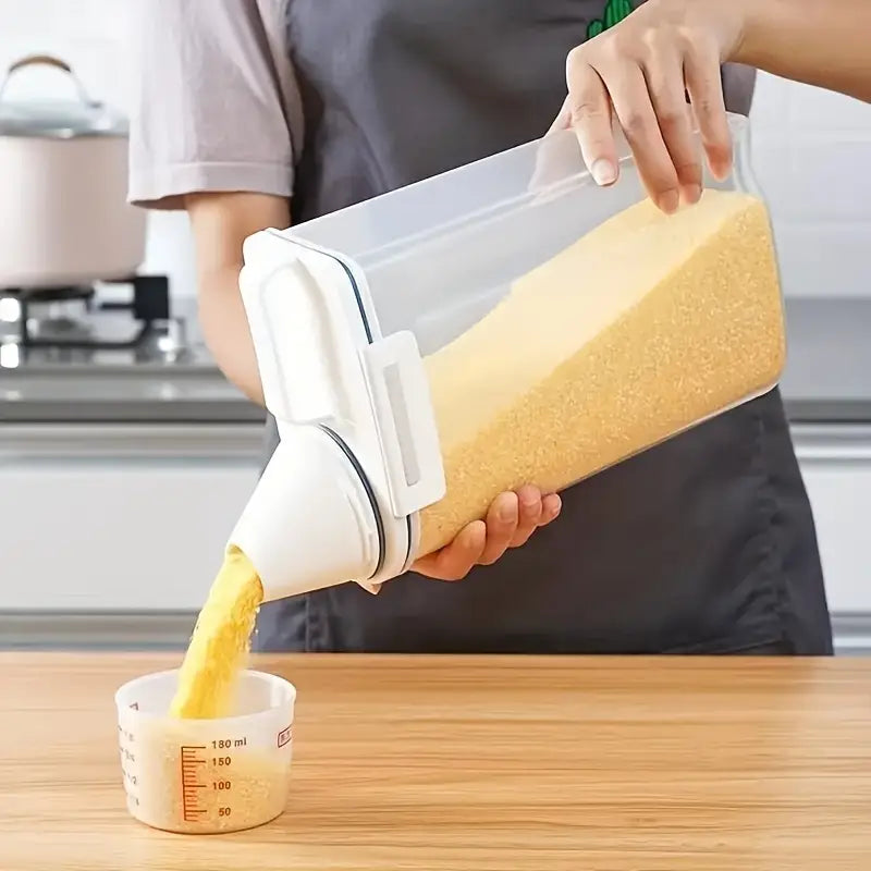 Kit 3 Potes Hermético 2L Com Medidor Organizador De Alimentos - Nidus