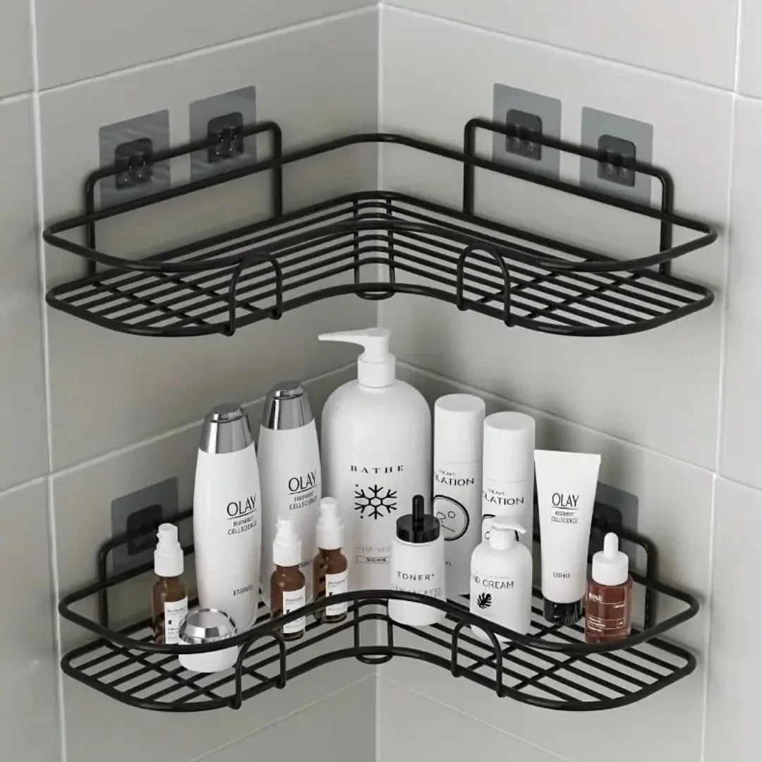 Kit 2 Prateleira Para Banheiro Canto Porta Shampoo - Nidus