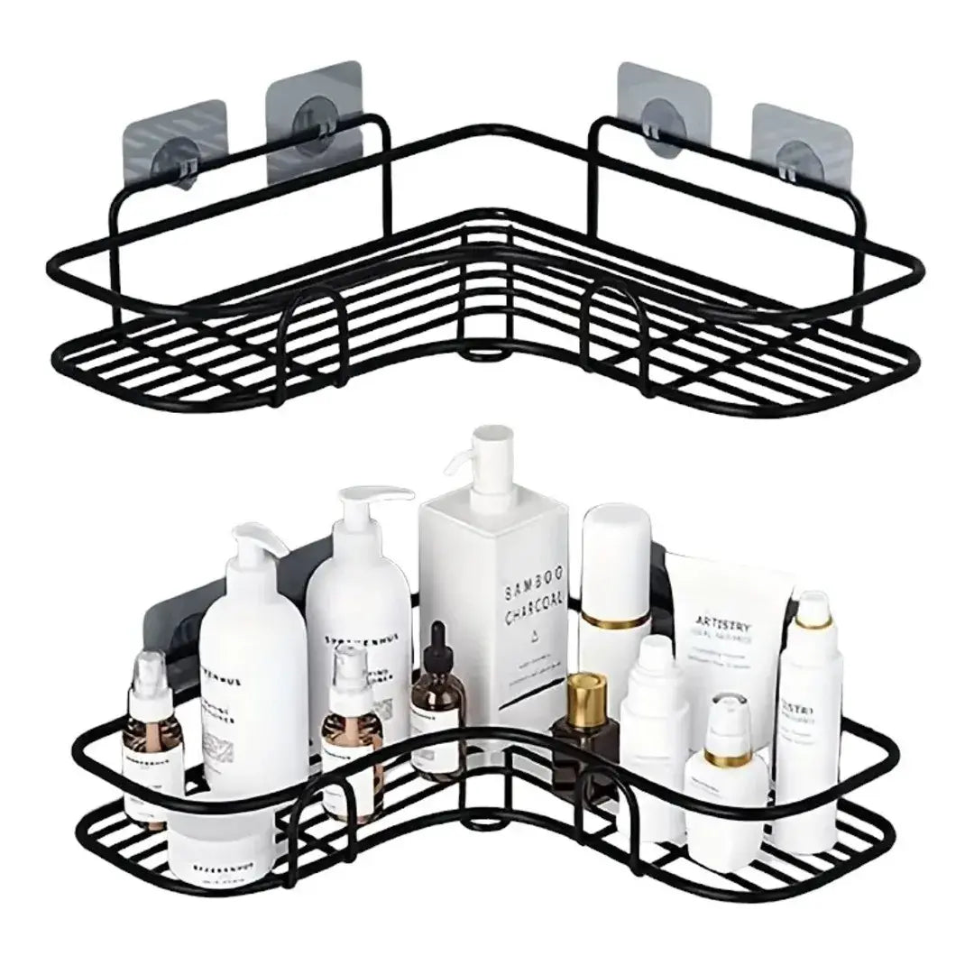 Kit 2 Prateleira Para Banheiro Canto Porta Shampoo - Nidus