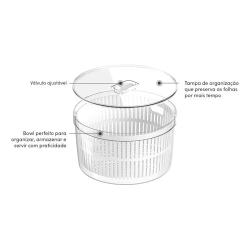 Giro Chef - Secador de Saladas Profissional 5.5L - Nidus
