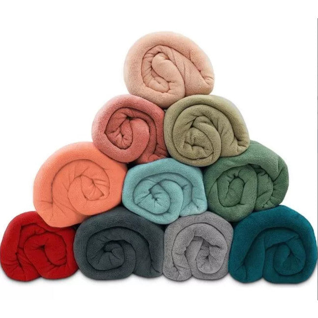 Kit Promocional - 3 Manta Microfibra Soft -  Felpudo Aconchegante Antialérgica