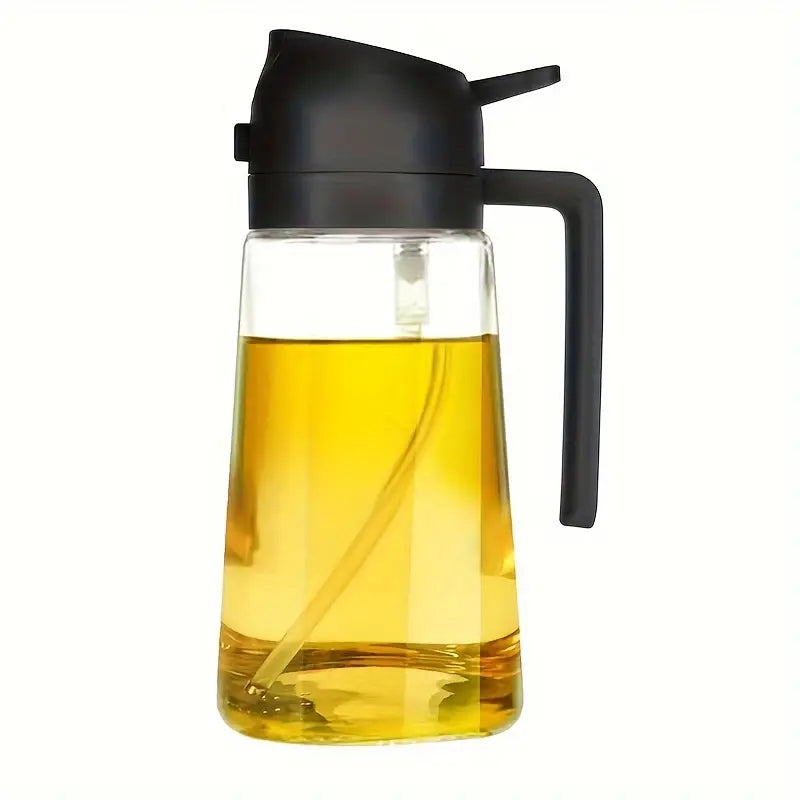 Spray Borrifador para Azeite e Óleo Antirrespingo - Porta Azeite de Vidro 470ml - Nidus